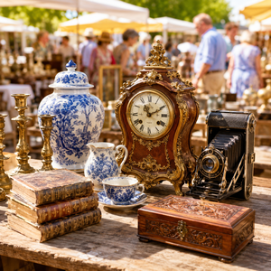 Antikmarkt in der CD Kaserne Celle